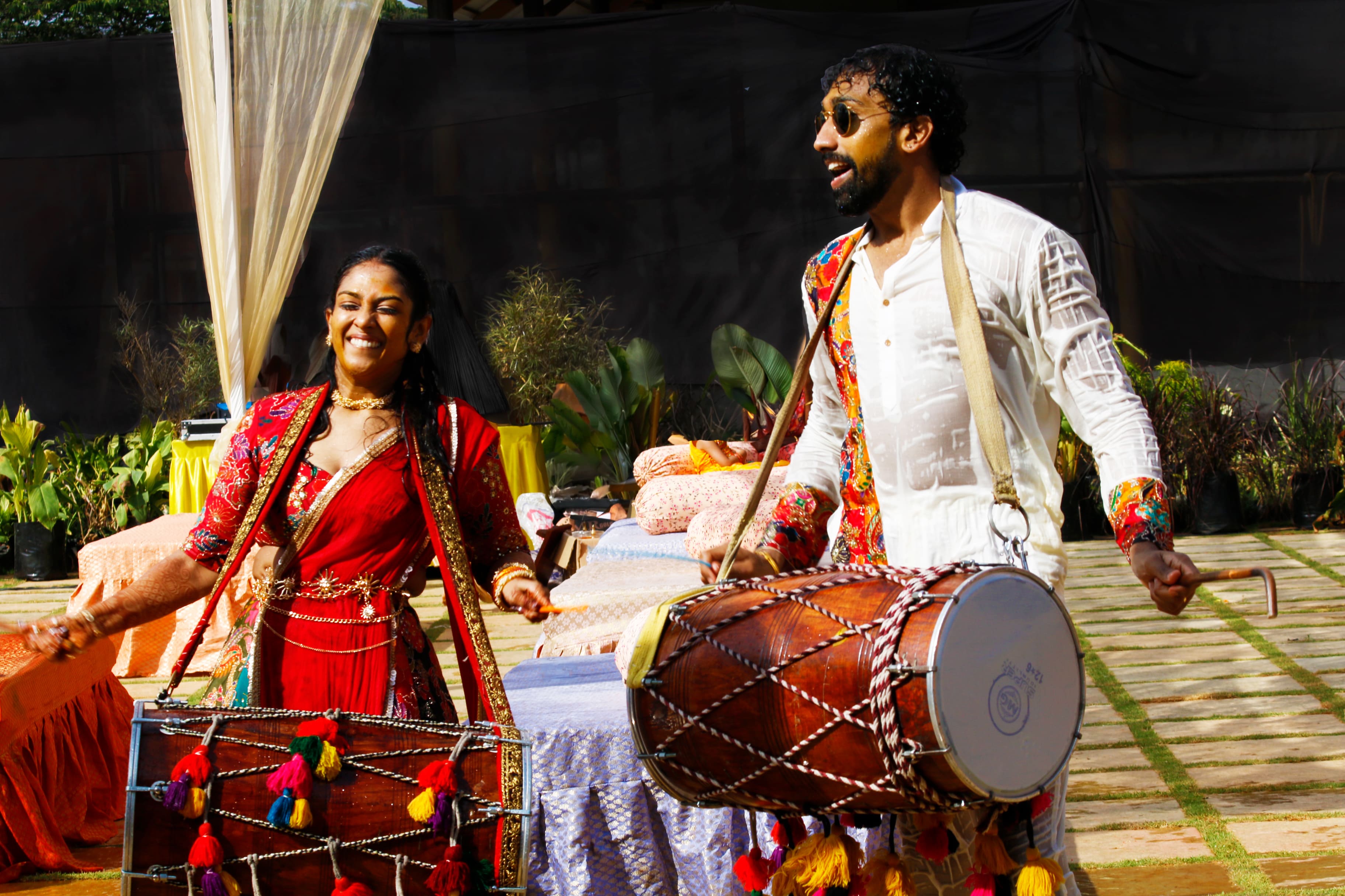 Haldi ceremony moment