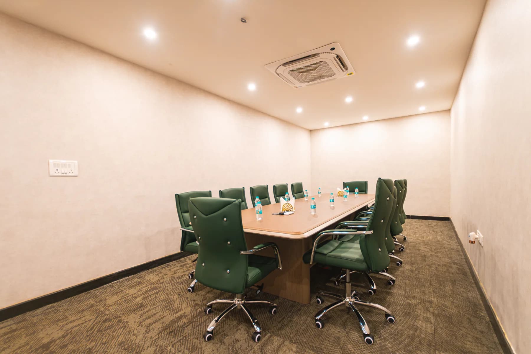 Samsara boardroom arranged for a team meeting