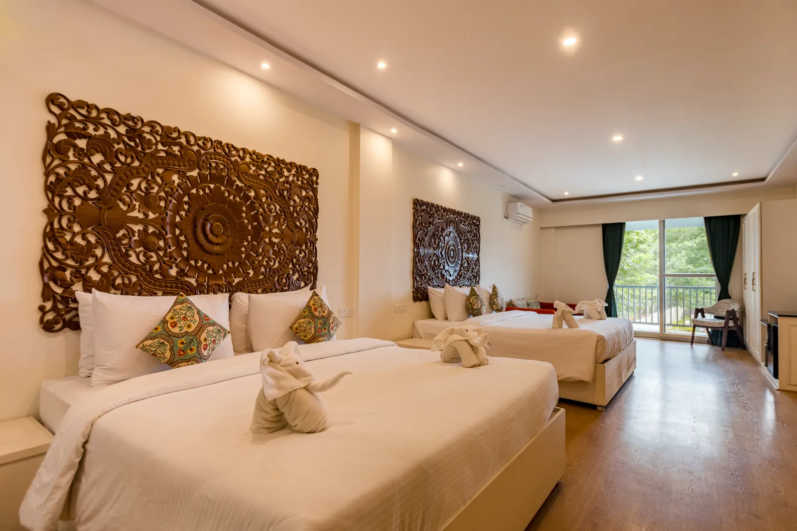 A Rahayu Suite with a balcony lounge